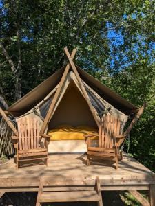 Tentes de luxe The Mountain Nest : photos des chambres