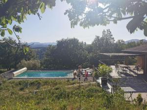 Maisons de vacances Piscine privative le champs des oiseaux : photos des chambres