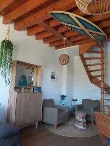Maisons de vacances Wissant, petite maison avec jardin proche mer : photos des chambres