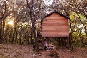 Lodges Le mas cabanids : Chambre Double ou Lits Jumeaux