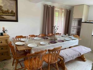Maisons de vacances Magnifique maison spa : photos des chambres