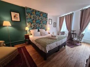 Chambre spacieuse avec grand lit et salle d'eau privée, petit-déjeuner inclus - Châteauroux - FR-1-591-601 - Brion