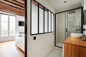 Appartements Charming studio A-C - 2P - Le Marais : photos des chambres
