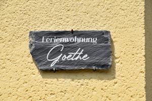 Ferienwohnung Goethe