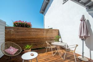 Appartements Studio Cocon Enea Bidart, terrasse et parking : photos des chambres