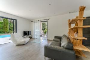 Villas Vue sur parc avec petanque, basket, clim et Tramway : photos des chambres