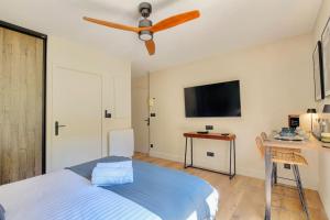 Studio chic piscine, jardin et parking, Lyon 3