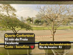 Quarto em Apto confortável 10 min da praia do Recreio RJ