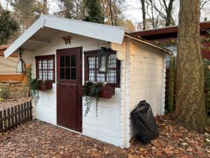 Tranquil forest chalet by a pond in Veluwe, sleeps 4