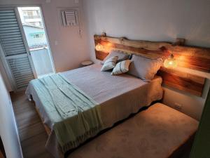 Ape Majestoso - 100m Praia Grande, terraço com churrasqueiras e linda vista mar