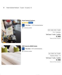 Appart'hotels HBR HOTEL By HOTEL : photos des chambres