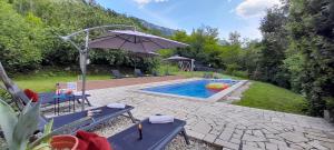 Villa Kozljak, for 10 people, pool