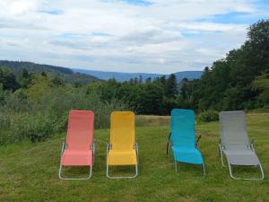Maisons de vacances GITE LA HOUBETTE VUE MAGNIFIQUE - Nature : Maison de Vacances 3 Chambres 