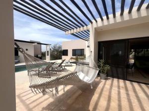 Contemporary house with pool near the beach