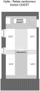 Hytte - Relais randonneur - capacité MAX de 9 personnes
