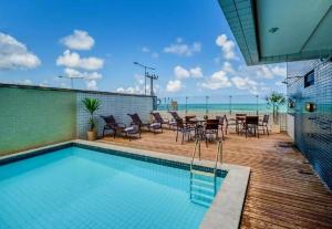 Bela acomodação à beira-mar em Natal