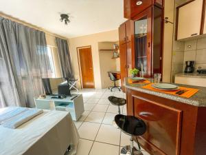 Studio no Centro: Piscina, Academia e Garagem N209