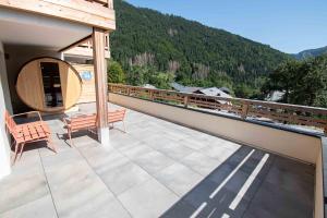 Appartements Dans residence neuve LE SNOW ROC sur les pistes, grand studio cosy 5 pers avec terrasse panoramique, SAUNA, WIFI : photos des chambres