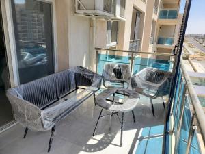 شاليه مميز الداون تاون العلمين الجديد sea view