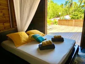 Charmant bungalow tout confort climatisé - Terrasse et ACCÈS PLAGE ! - Laporte