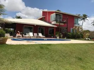 Linda Casa Pé na Areia em Muriu RN - 加库马