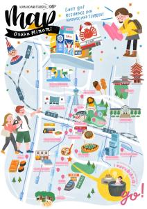 かまどと壺湯之宿 大阪ミナミ–Residence inn Kamado and Tsuboyu-