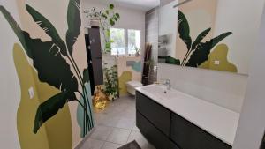 Maisons de vacances Villa contemporaine au calme entre Aix-en-Provence et Lourmarin : photos des chambres