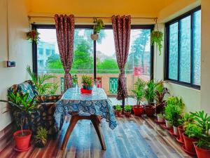 cozy room with balcony