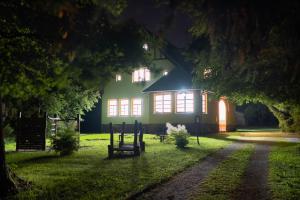 Villa with a covered pool, park, and playground