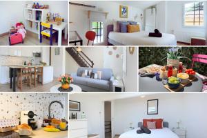 Appartements L'Ethnique 7p - Climatisation - Jardin - Parking - Salle de Sport : photos des chambres