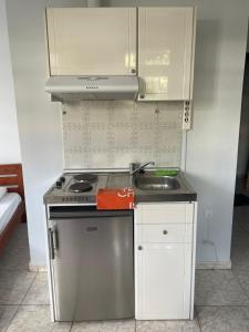 Old town studio with balcony