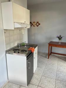 Old town studio with balcony