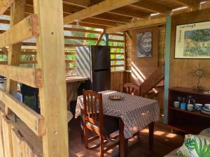 Rustic wooden little house close to the beach