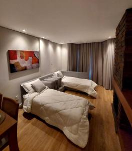 Lindo Flat no Serra Class com Piscina e Sauna