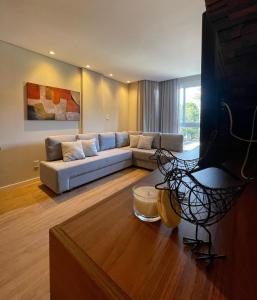 Lindo Flat no Serra Class com Piscina e Sauna