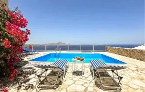 Nice Home In Plaka With House Sea View - Kalyves