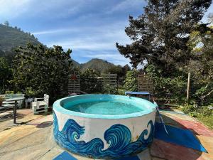 Rbkº Acogedora y Rústica en Laguna Verde, Cabaña 4