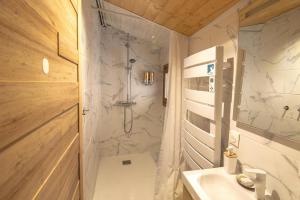 Appartements chalet de montagne Style sur le Quai saint Laurent et Bastille : photos des chambres