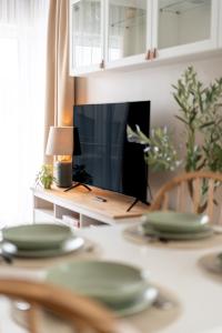 Apartament Oliwny 34 - balkon z widokiem na góry