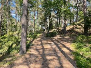 Fin landlig hytte med utsikt