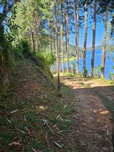 Sítio com acesso à represa e vista paradisíaca
