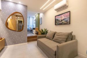 Conforto e vista mar na quadra da praia de Copa