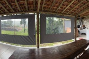 Recanto com piscina Aquecida e uma bela vista