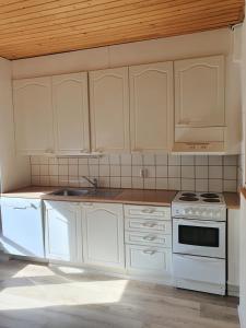 Ilmastoitu yksiö ja keittiö 2 km keskustaan