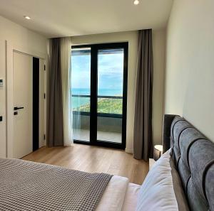 White Sails apartments overlooking the sea, city and park