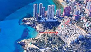 Sea views 2 bedrooms in Benidorm Villa Marina