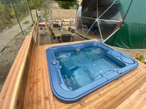 Maisons de vacances Bulle de l'Escale Coconing avec jacuzzi privatif : photos des chambres