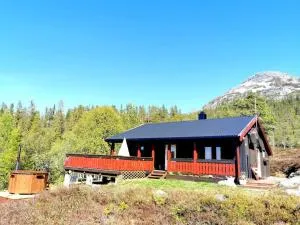 Mountain cabin with a view and hot tub - 弗罗达尔