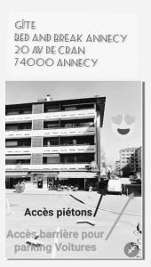 Appartements Bed and Break Annecy, appartement 90m2 avec parking, balcons : photos des chambres