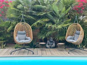 B&B / Chambres d'hotes Chambre d hote village aeronautique Biscarrosse : photos des chambres